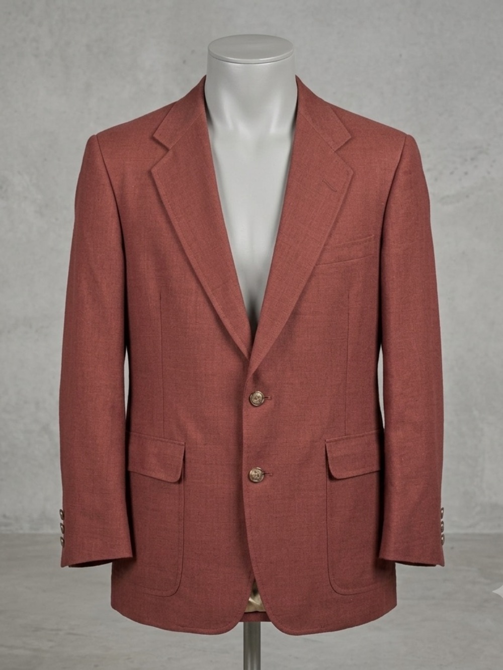 VTG Hart Schaffner Marx Jack Nicklaus Blazer 40R Jacket Burgundy Red Textured